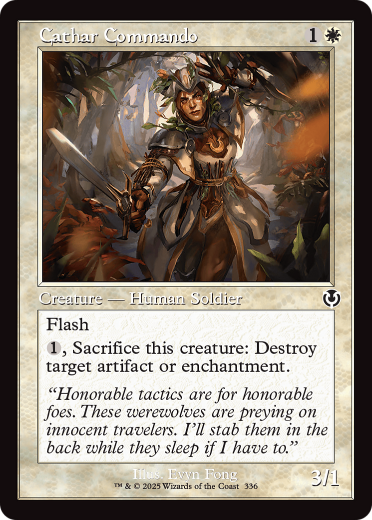 Cathar Commando (Retro Frame) [Innistrad Remastered] Foil