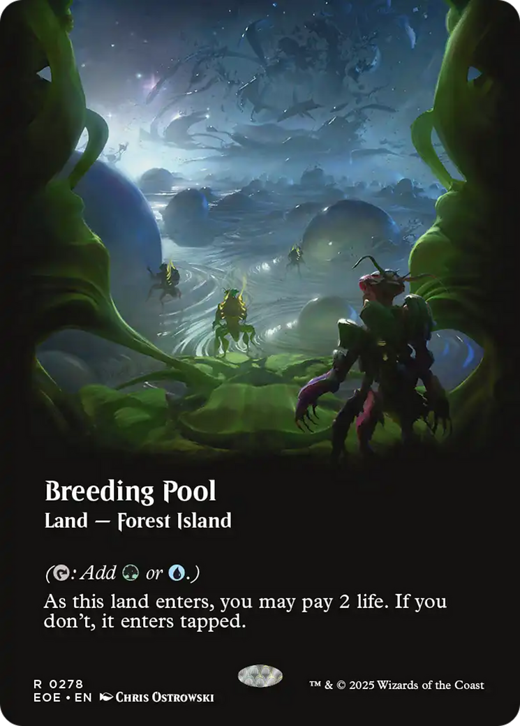 Breeding Pool (Borderless) [Edge of Eternities] Foil