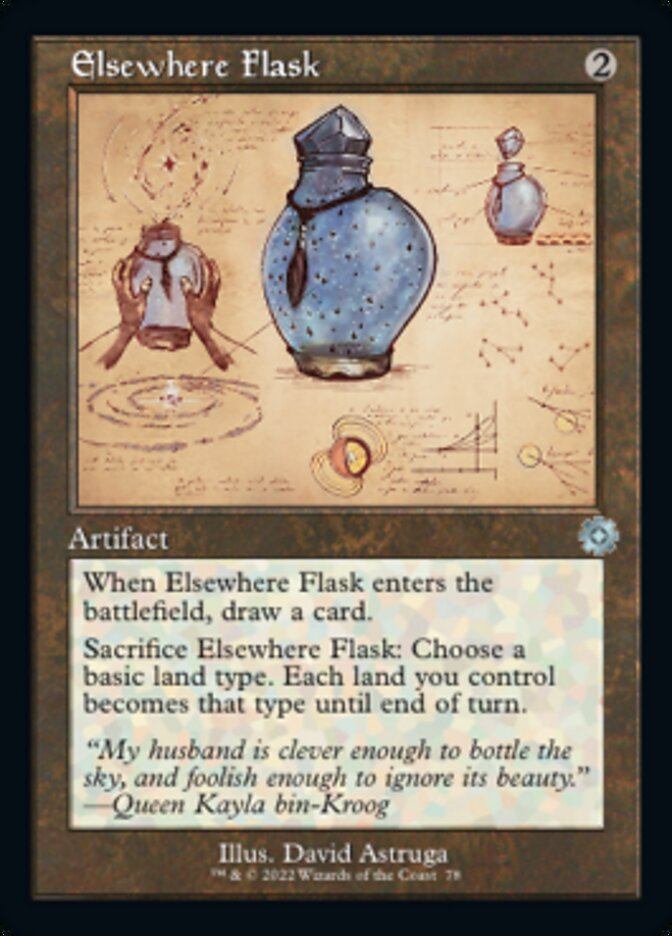 Elsewhere Flask (Retro Schematic) [The Brothers' War Retro Artifacts] Foil
