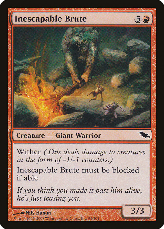 Inescapable Brute [Shadowmoor] Foil