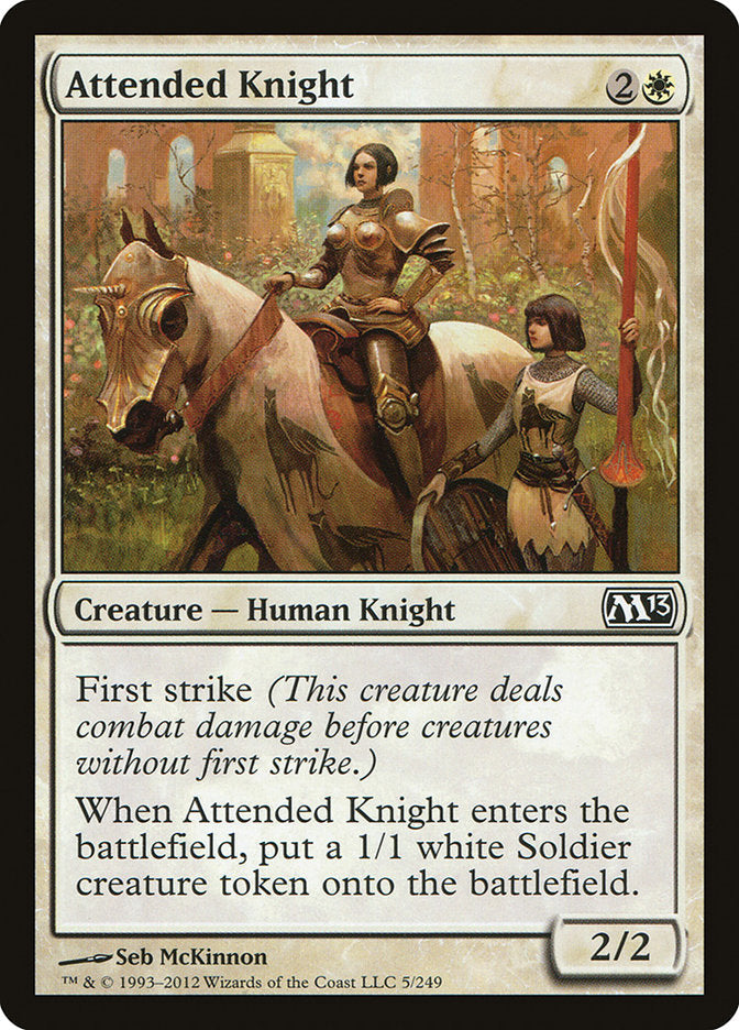 Attended Knight [Magic 2013] Foil