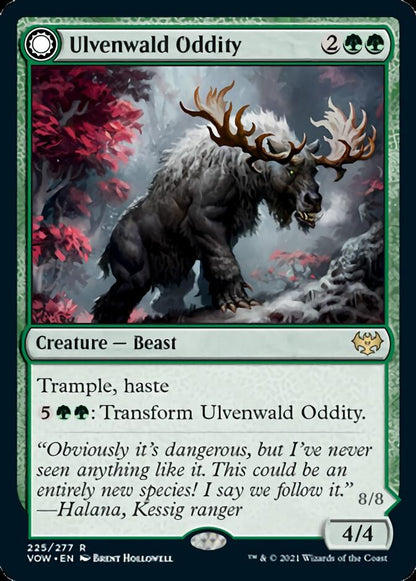 Ulvenwald Oddity // Ulvenwald Behemoth [Innistrad: Crimson Vow] Foil