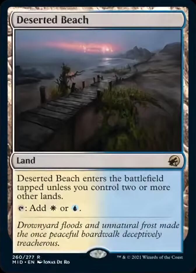 Deserted Beach [Innistrad: Midnight Hunt] Foil