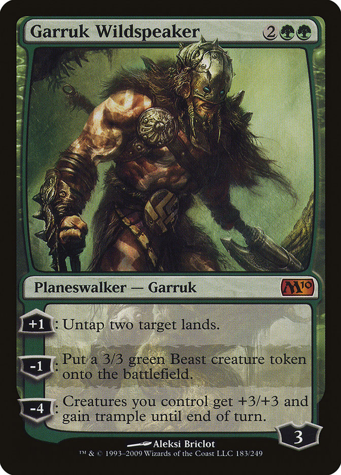 Garruk Wildspeaker [Magic 2010] Foil