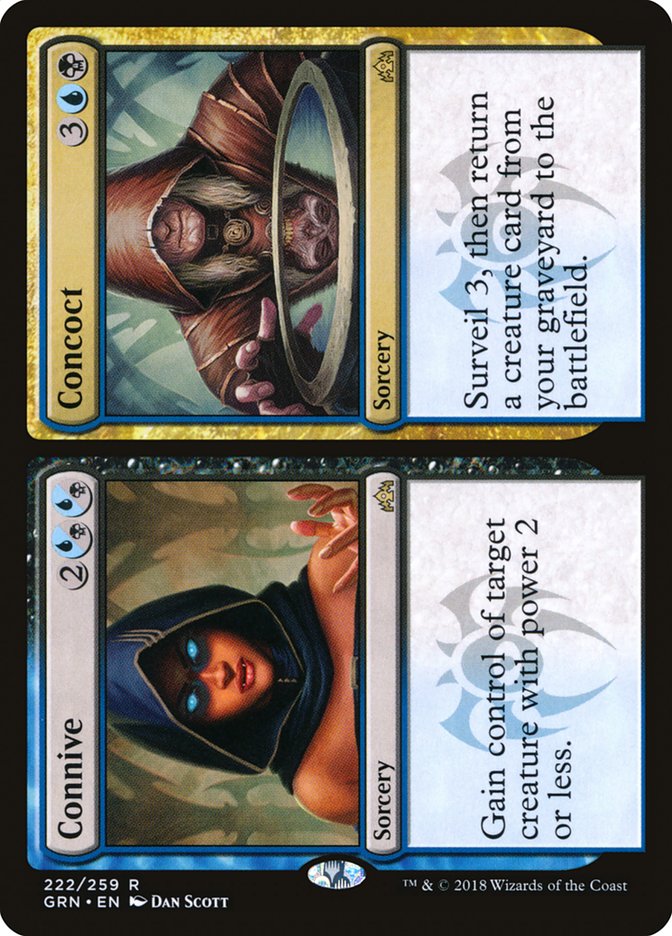 Connive // Concoct [Guilds of Ravnica] Foil
