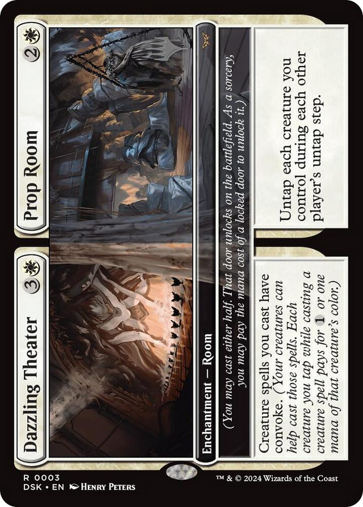 Dazzling Theater // Prop Room (Promo Pack) [Duskmourn: House of Horror Promos] Foil