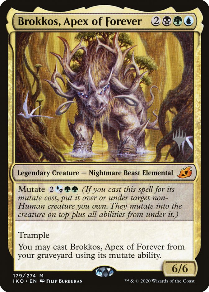 Brokkos, Apex of Forever (Promo Pack) [Ikoria: Lair of Behemoths Promos] Foil