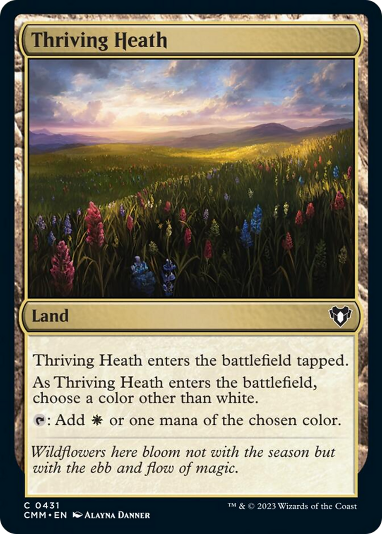 Thriving Heath [Commander Masters] Foil