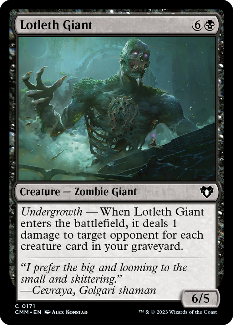Lotleth Giant [Commander Masters] Foil