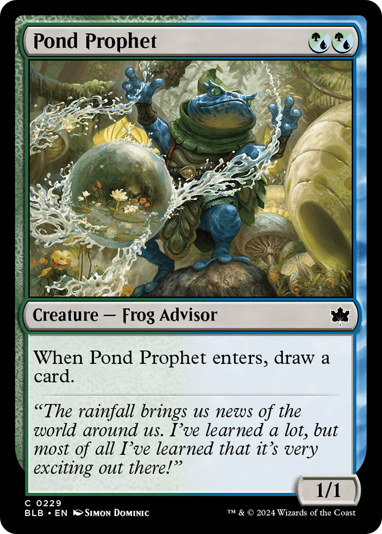 Pond Prophet [Bloomburrow] Foil