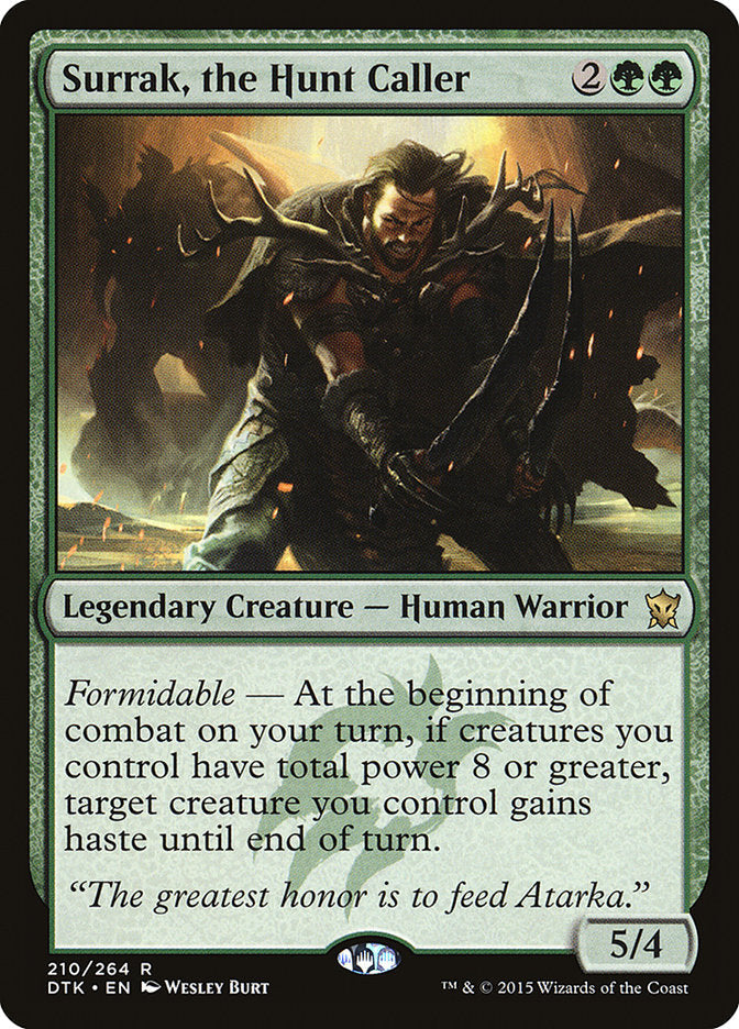 Surrak, the Hunt Caller [Dragons of Tarkir] Foil