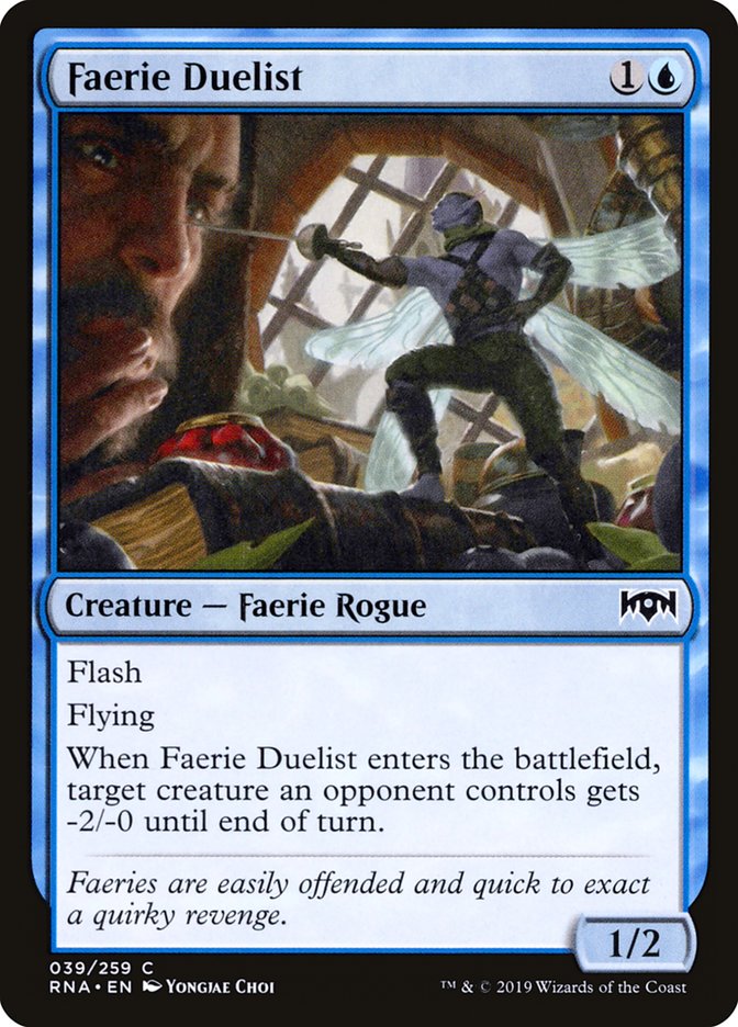 Faerie Duelist [Ravnica Allegiance] Foil