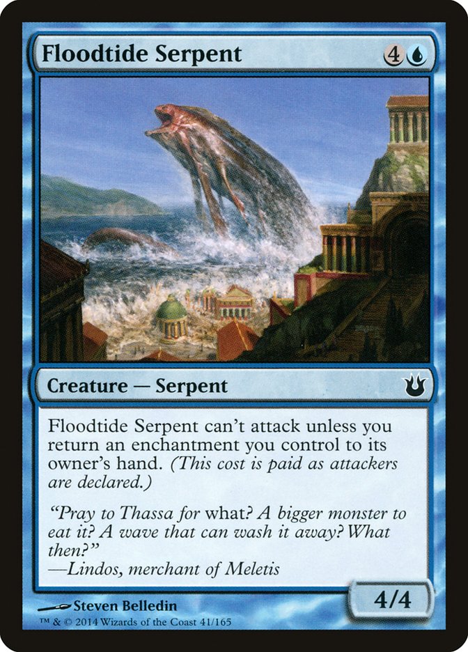 Floodtide Serpent [Born of the Gods] Foil