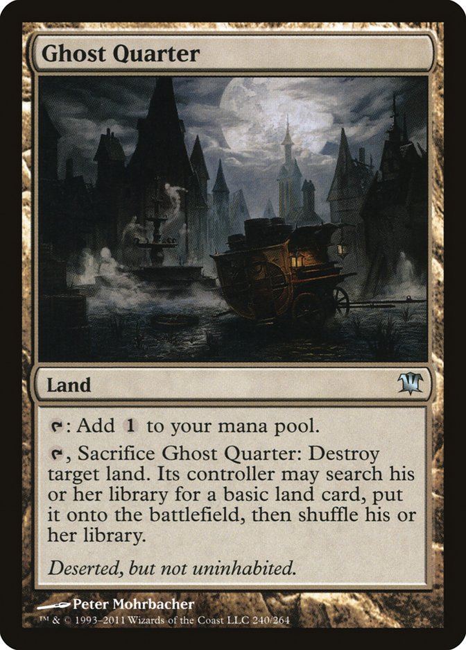 Ghost Quarter [Innistrad] Foil