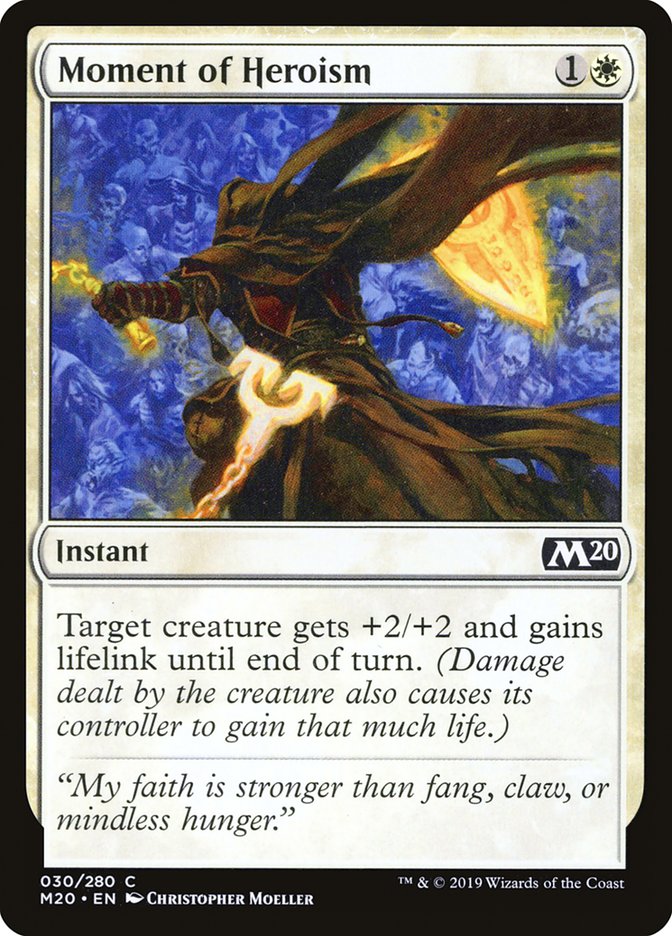 Moment of Heroism [Core Set 2020] Foil