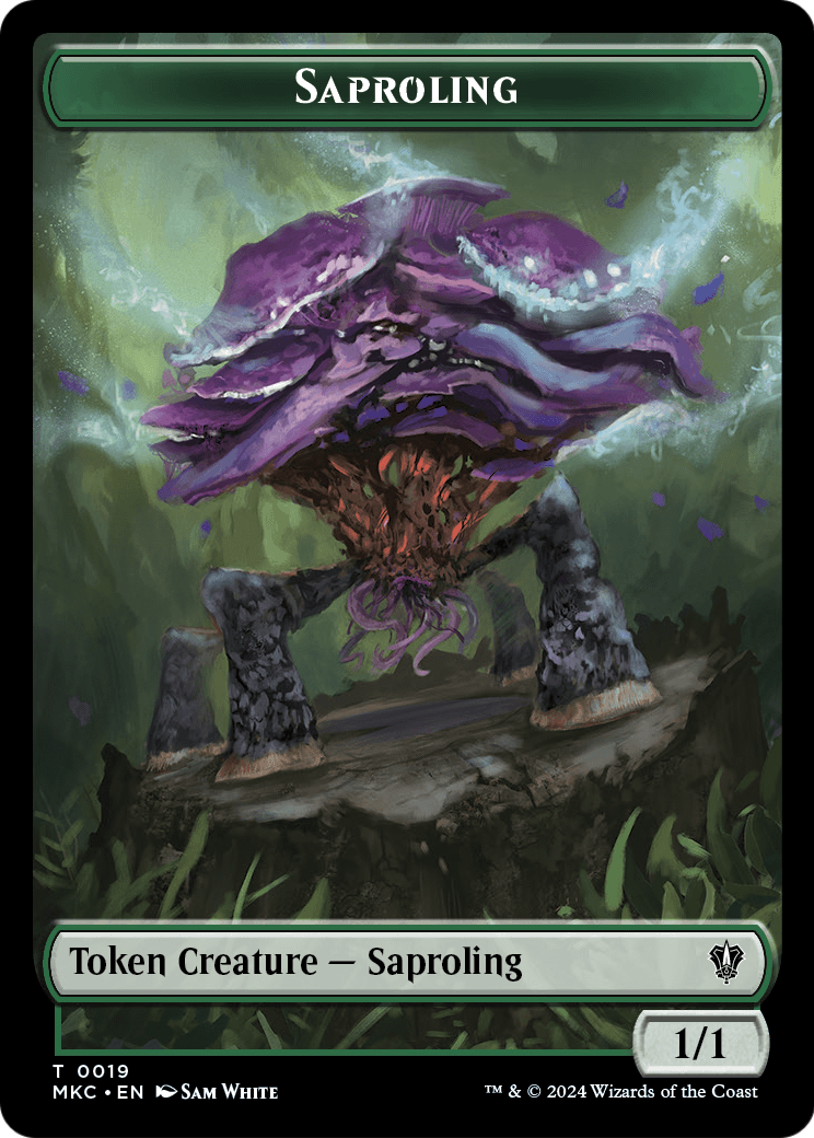 Saproling  [Murders at Karlov Manor Commander Tokens]