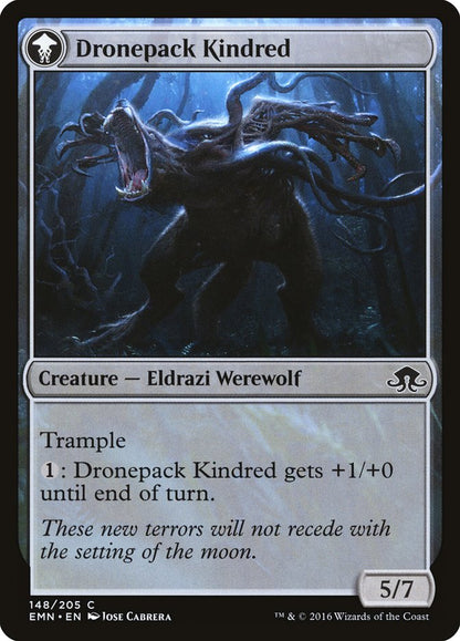 Vildin-Pack Outcast // Dronepack Kindred [Eldritch Moon] Foil