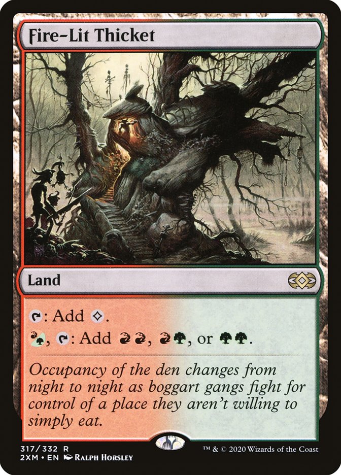 Fire-Lit Thicket [Double Masters] Foil