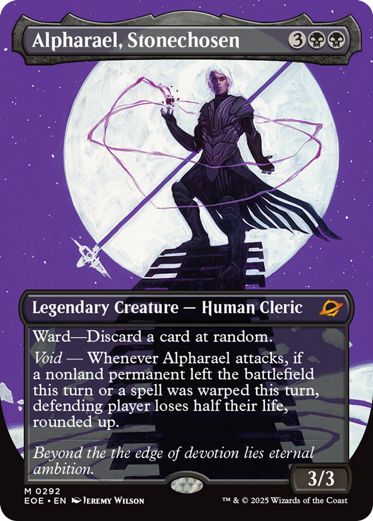 Alpharael, Stonechosen (Borderless) [Edge of Eternities] Foil