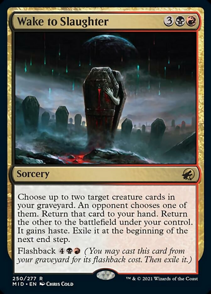 Wake to Slaughter [Innistrad: Midnight Hunt] Foil
