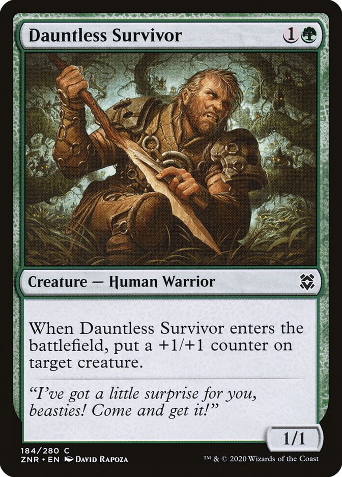 Dauntless Survivor [Zendikar Rising] Foil
