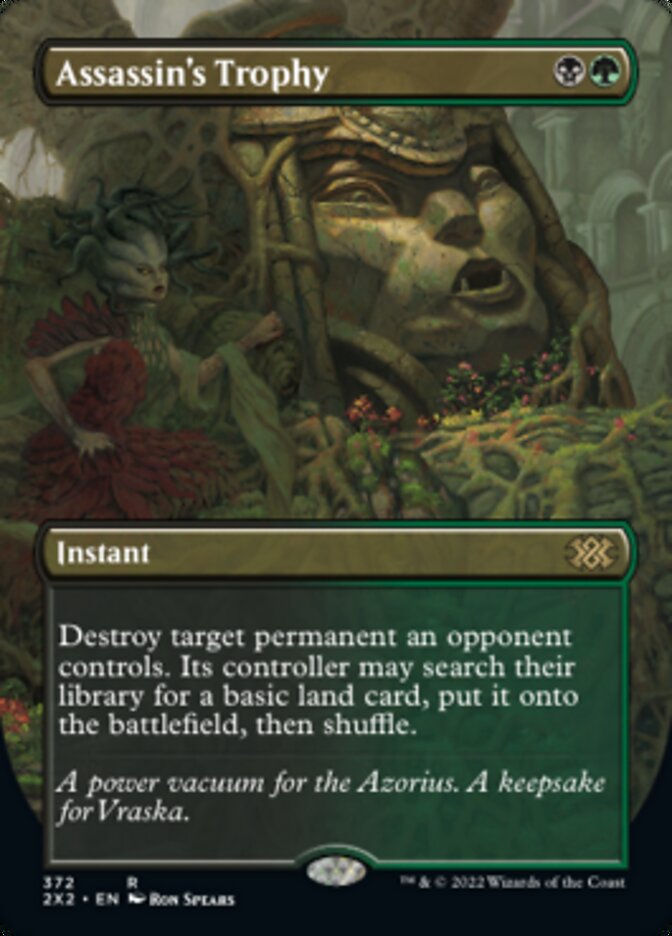 Assassin's Trophy (Borderless Alternate Art) [Double Masters 2022] Foil