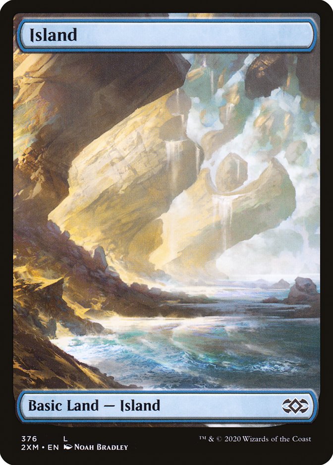 Island (376) [Double Masters] Foil