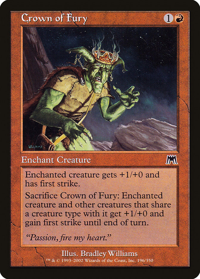 Crown of Fury [Onslaught] Foil