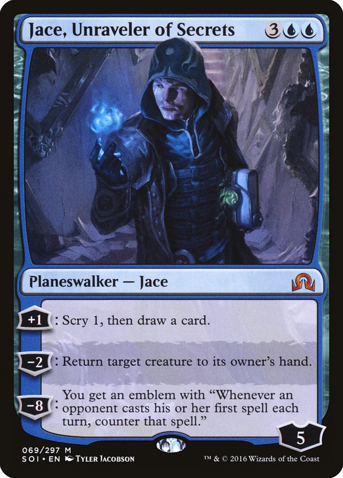 Jace, Unraveler of Secrets [Shadows over Innistrad] Foil