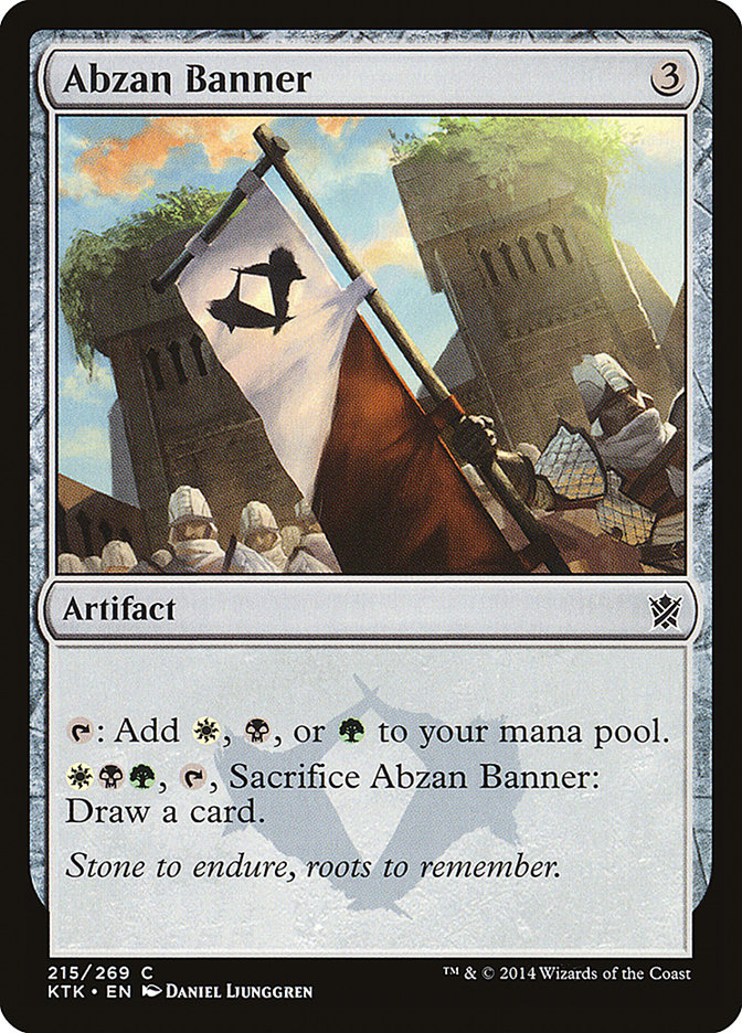 Abzan Banner [Khans of Tarkir] Foil