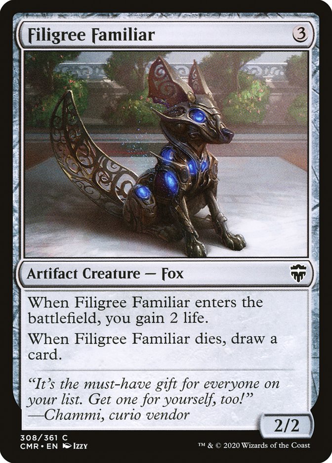 Filigree Familiar [Commander Legends] Foil