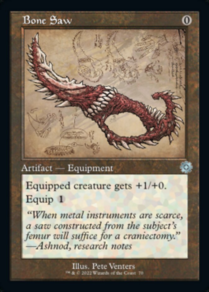 Bone Saw (Retro Schematic) [The Brothers' War Retro Artifacts] Foil