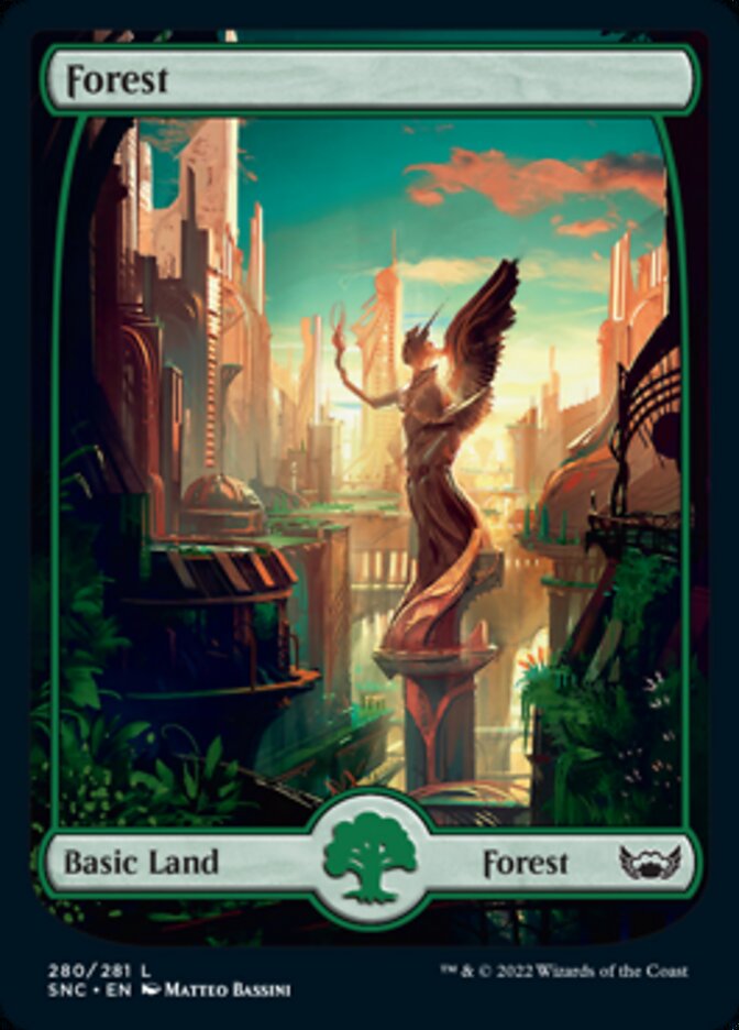 Forest (280) [Streets of New Capenna] Foil