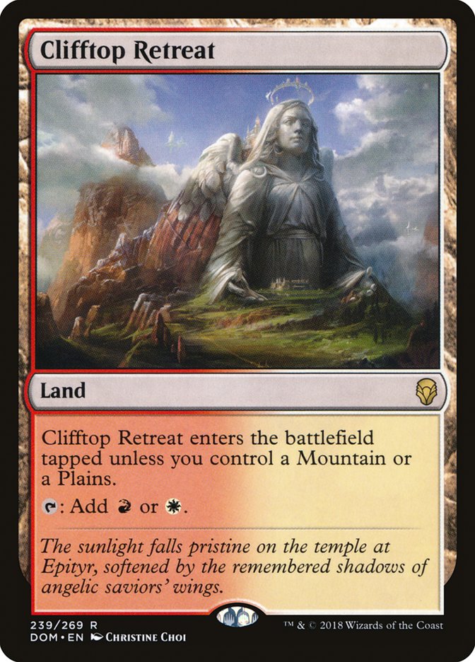 Clifftop Retreat [Dominaria] Foil