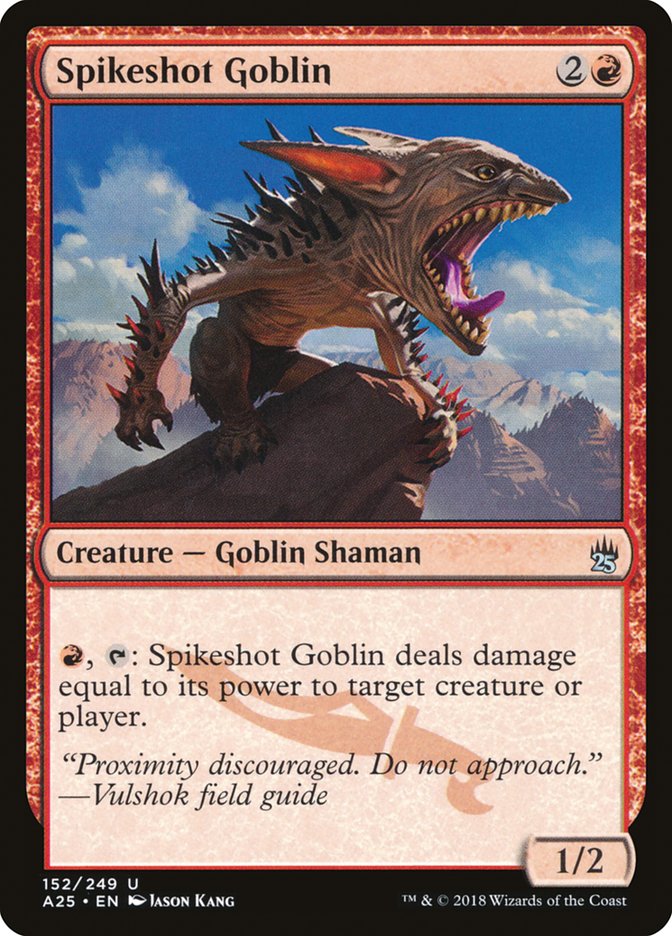 Spikeshot Goblin [Masters 25] Foil