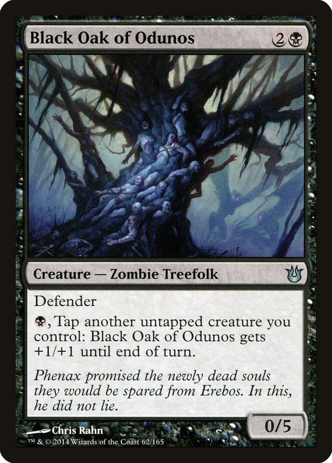 Black Oak of Odunos [Born of the Gods] Foil