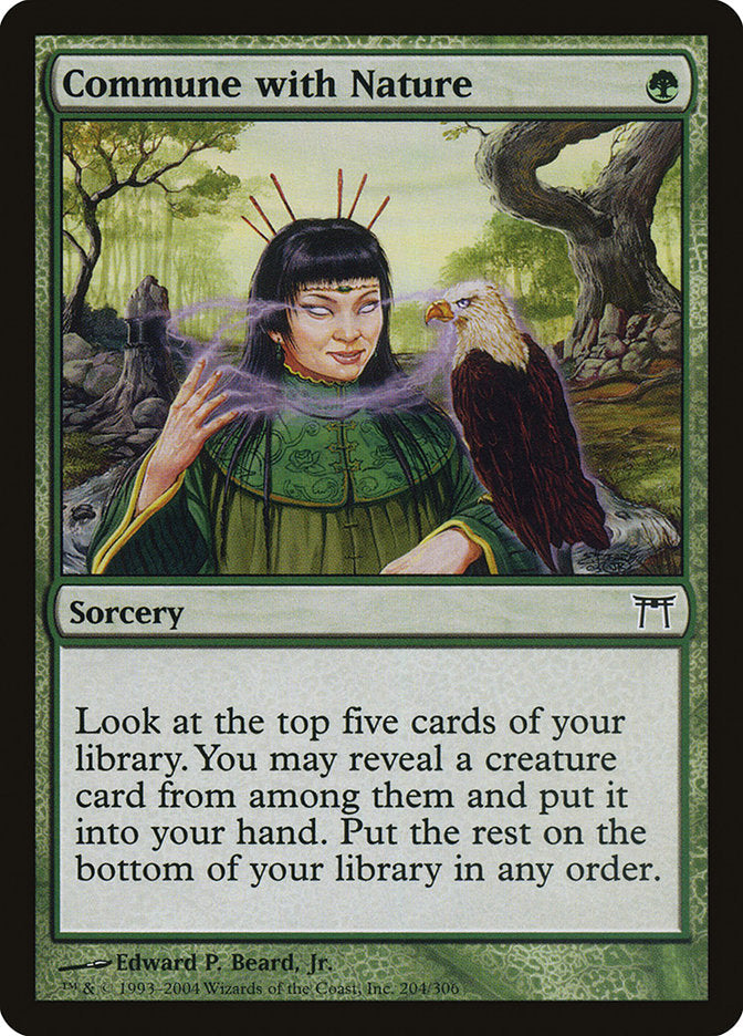 Commune with Nature [Champions of Kamigawa] Foil