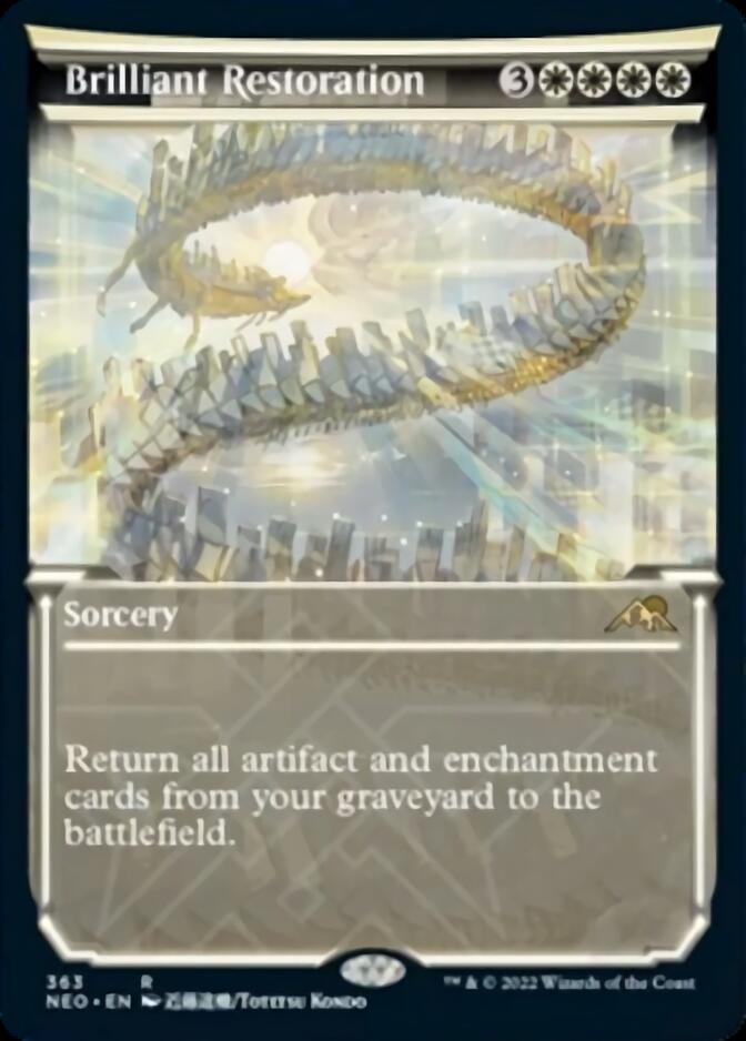 Brilliant Restoration (Showcase Soft Glow) [Kamigawa: Neon Dynasty] Foil