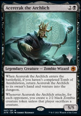 Acererak the Archlich (Promo Pack) [Dungeons & Dragons: Adventures in the Forgotten Realms Promos] Foil