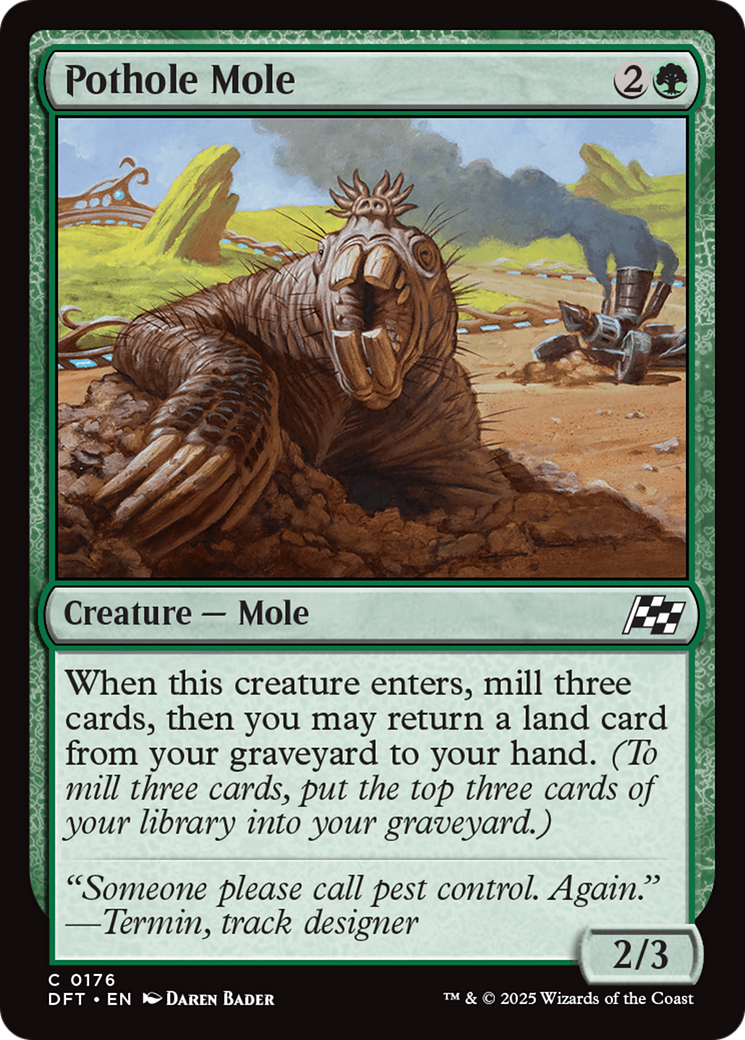 Pothole Mole [Aetherdrift] Foil