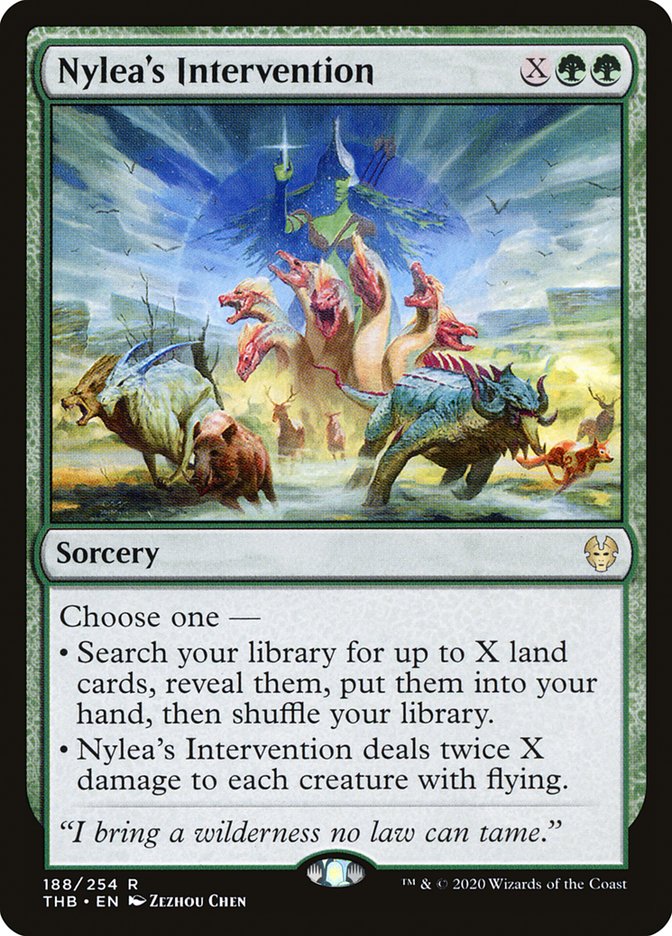 Nylea's Intervention [Theros Beyond Death] Foil