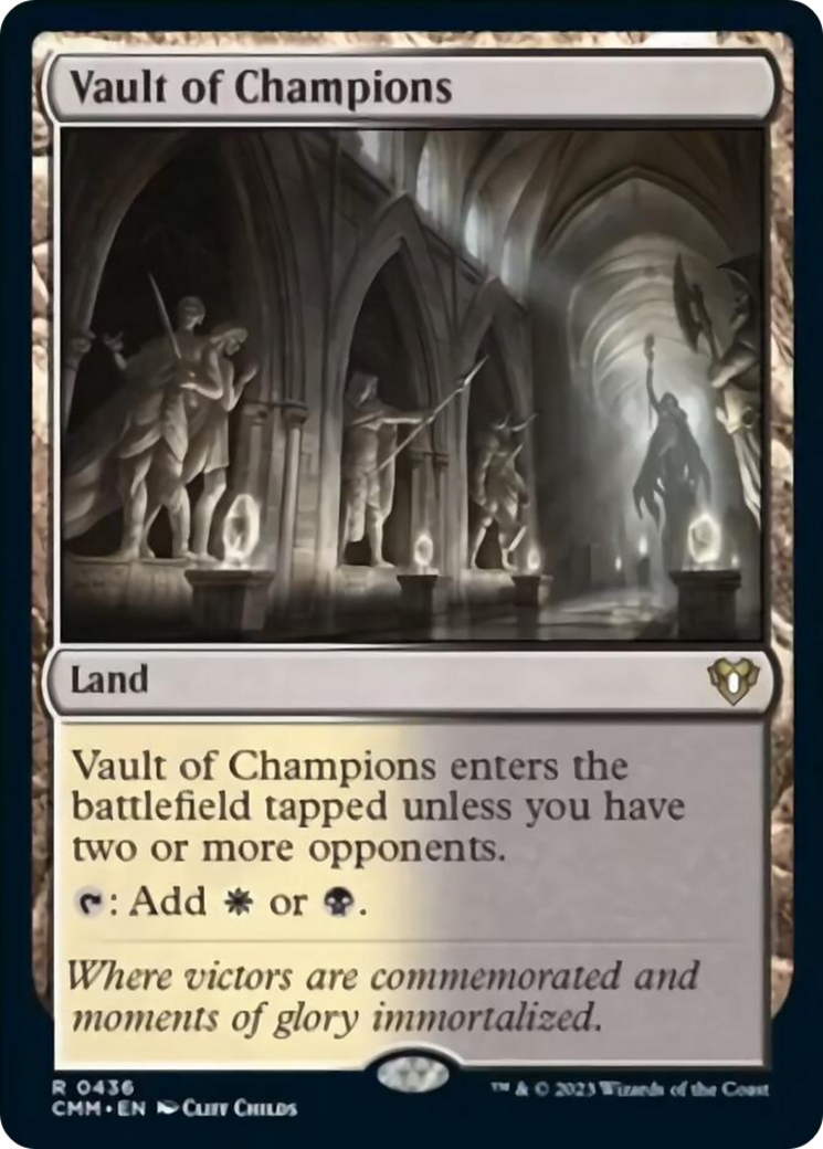 Vault of Champions [Commander Masters] Foil