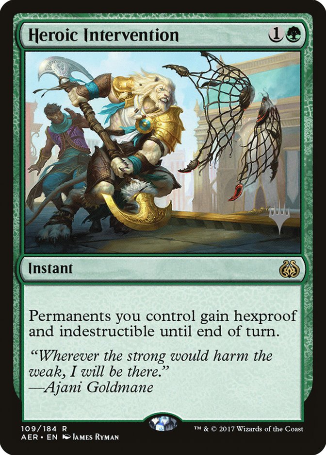 Heroic Intervention (Promo Pack) [Aether Revolt Promos] Foil