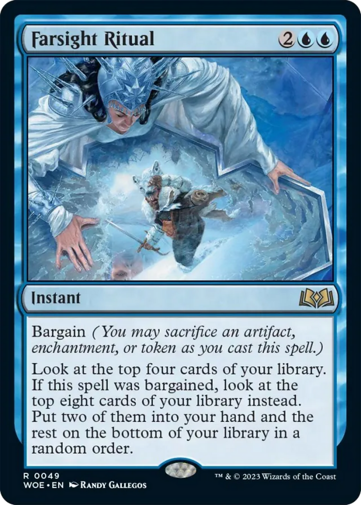 Farsight Ritual [Wilds of Eldraine] Foil