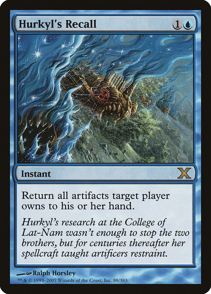 Hurkyl's Recall [Tenth Edition] Foil
