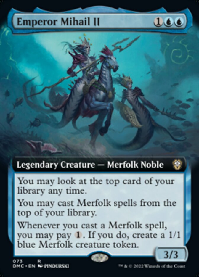 Emperor Mihail II (Extended Art) [Dominaria United Commander] Foil