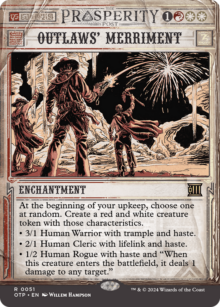 Outlaws' Merriment [Outlaws of Thunder Junction: Breaking News] Foil