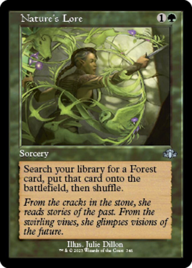 Nature's Lore (Retro) [Dominaria Remastered] Foil