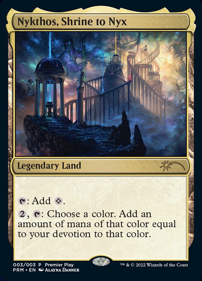 Nykthos, Shrine to Nyx [Pro Tour Promos] Foil