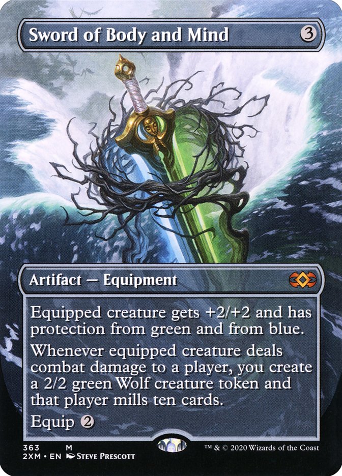 Sword of Body and Mind (Toppers) [Double Masters] Foil